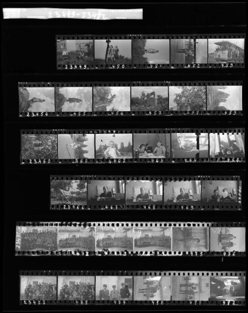 Negative Sheet #43 from Lodz Ghetto Collection