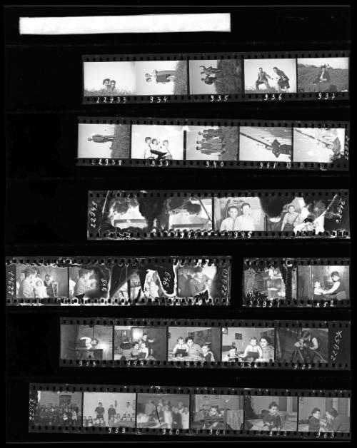 Negative Sheet #28 from Lodz Ghetto Collection