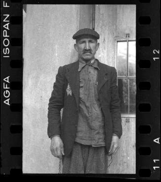 Portrait of a male resident on the street