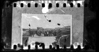 Copy of a photograph of people awaiting deportation