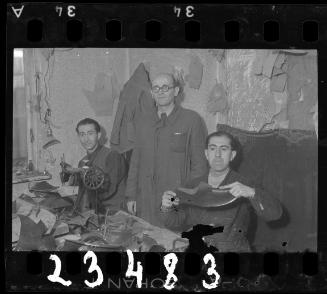 Production in the leather factory