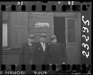 Three young male workers of the Transport Department