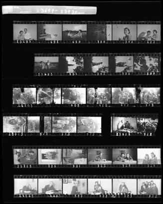 Negative Sheet #59 from Lodz Ghetto Collection