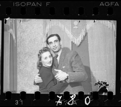 Portrait of a couple [Jakob Stopnicki with wife Tania (nee Biderman)]