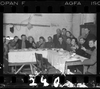 Celebration after liberation by the Red Army