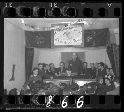 A performance of 'Shoemaker of Marysin' in the factory