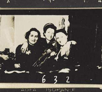 Contact Print #632 from page #16 in Lodz Ghetto Contact Album