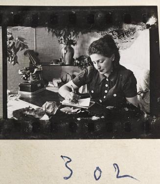 Contact Print #302 from Page #8 from Lodz Ghetto Album