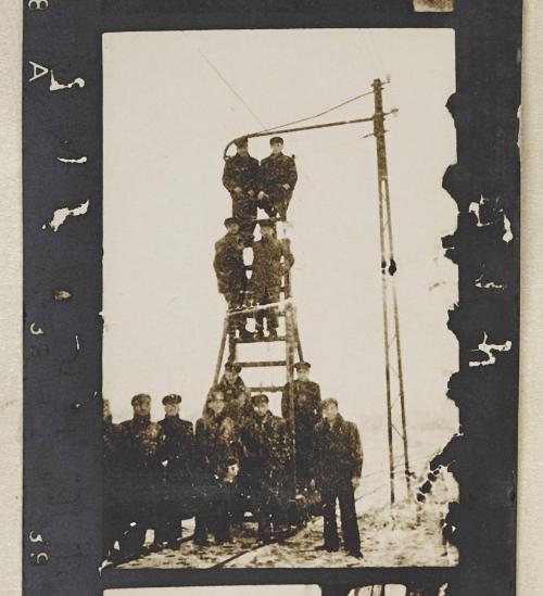 Contact Print #415 from page #12 in Lodz Ghetto Contact Album