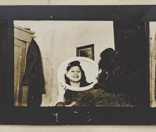 Contact Print #452 from page #14 in Lodz Ghetto Contact Album