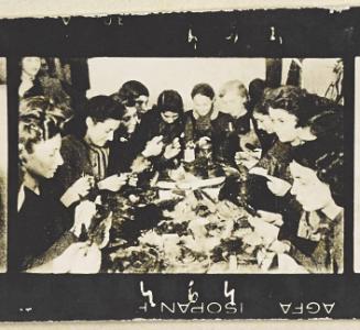 Contact Print #464 from page #17 in Lodz Ghetto Contact Album