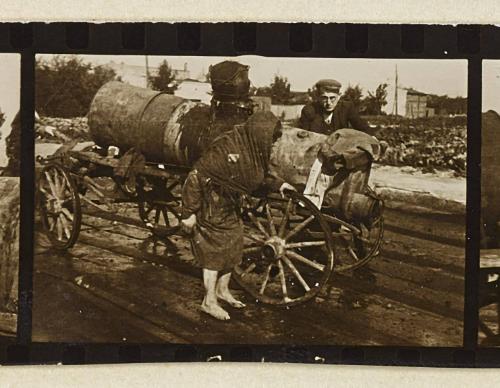 Contact Print #343 from page #17 in Lodz Ghetto Contact Album