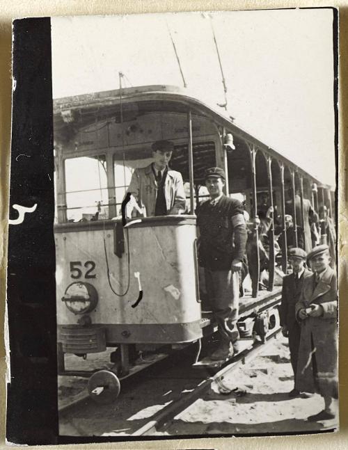Contact Print #4 from page #1 in Lodz Ghetto Contact Album