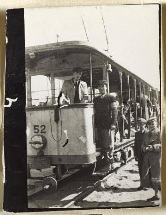 Contact Print #4 from page #1 in Lodz Ghetto Contact Album