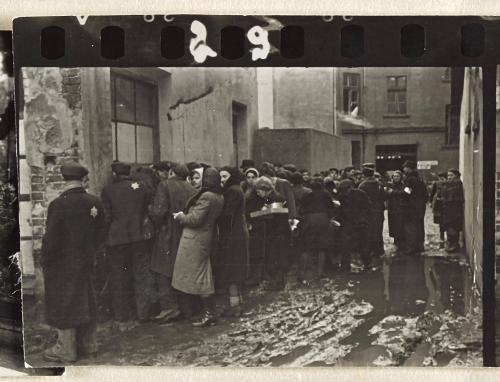 Contact Print #29 from page #1 in Lodz Ghetto Contact Album