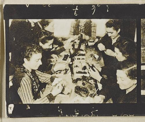 Contact Print #467 from page #14 in Lodz Ghetto Contact Album