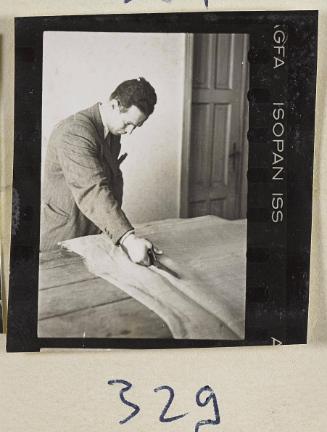 Contact Print #329 from page #9 in Lodz Ghetto Contact Album