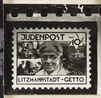 Contact Print #34 from page #1 in Lodz Ghetto Contact Album