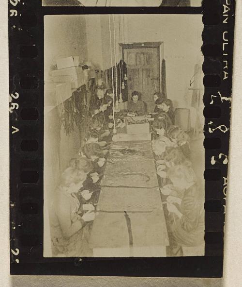 Contact Print #387 from page #11 in Lodz Ghetto Contact Album
