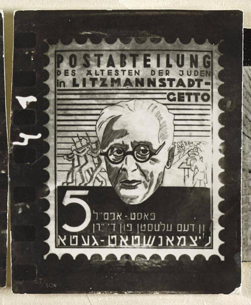 Contact Print #41 from page #1 in Lodz Ghetto Contact Album