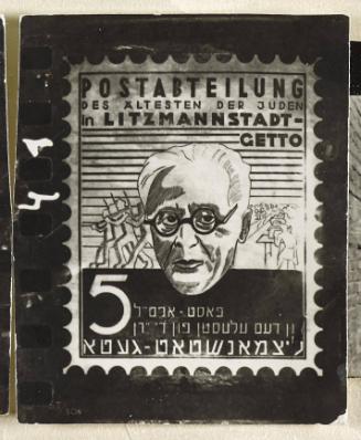 Contact Print #41 from page #1 in Lodz Ghetto Contact Album