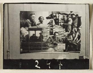 Contact Print #247 from Page #7 from Lodz Ghetto Album [Naha Minska, d. 1942, second from the left]