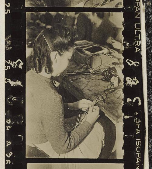 Contact Print #388 from page #11 in Lodz Ghetto Contact Album