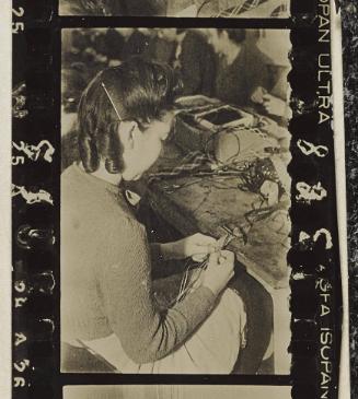 Contact Print #388 from page #11 in Lodz Ghetto Contact Album