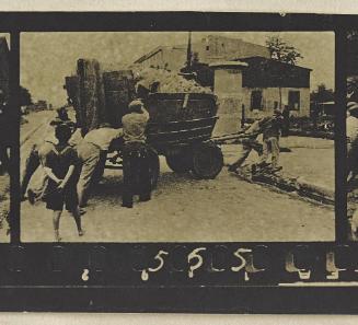 Contact Print #555 from page #12 in Lodz Ghetto Contact Album