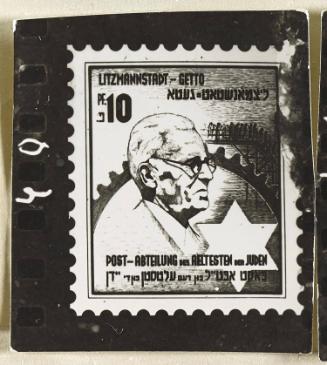 Contact Print #40 from page #1 in Lodz Ghetto Contact Album