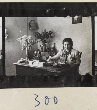 Contact Print #300 from Page #8 from Lodz Ghetto Album