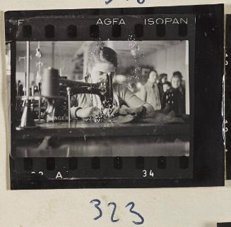 Contact Print #323 from page #9 in Lodz Ghetto Contact Album