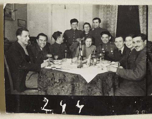 Contact Print #244 from Page #7 from Lodz Ghetto Album