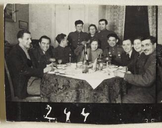 Contact Print #244 from Page #7 from Lodz Ghetto Album