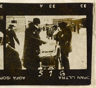 Contact Print #516 from page #17 in Lodz Ghetto Contact Album