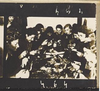 Contact Print #464 from page #16 in Lodz Ghetto Contact Album