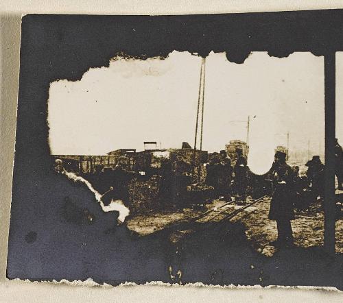 Contact Print #407 from page #11 in Lodz Ghetto Contact Album