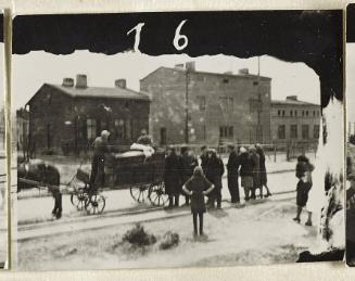 Contact Print #16 from page #1 in Lodz Ghetto Contact Album