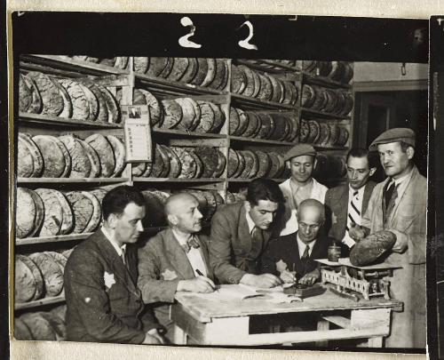 Contact Print #22 from page #1 in Lodz Ghetto Contact Album