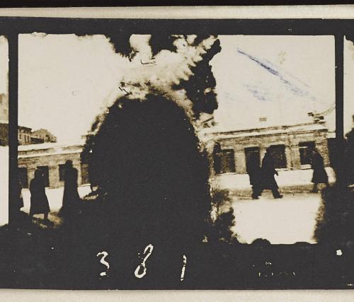Contact Print #381 from page #11 in Lodz Ghetto Contact Album