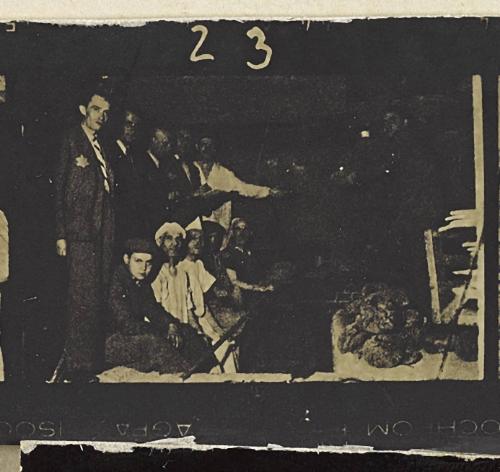 Contact Print #23 from page #17 in Lodz Ghetto Contact Album