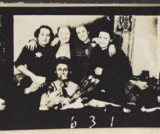 Contact Print #631 from page #16 in Lodz Ghetto Contact Album