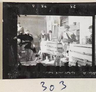 Contact Print #303 from page #9 in Lodz Ghetto Contact Album