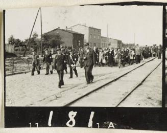 Contact Print #181 from Page #5 from Lodz Ghetto Album