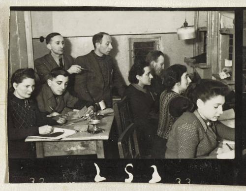 Contact Print #253 from Page #7 from Lodz Ghetto Album