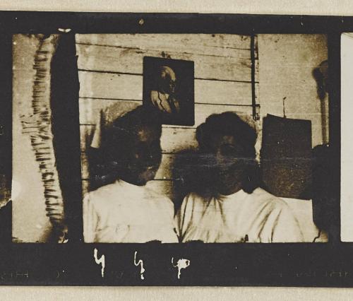 Contact Print #444 from page #12 in Lodz Ghetto Contact Album