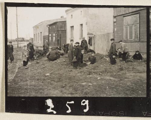 Contact Print #259 from Page #7 from Lodz Ghetto Album