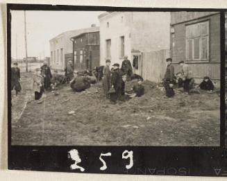 Contact Print #259 from Page #7 from Lodz Ghetto Album