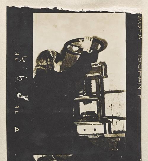 Contact Print #468 from page #14 in Lodz Ghetto Contact Album