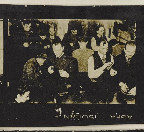 Contact Print #425 from page #13 in Lodz Ghetto Contact Album